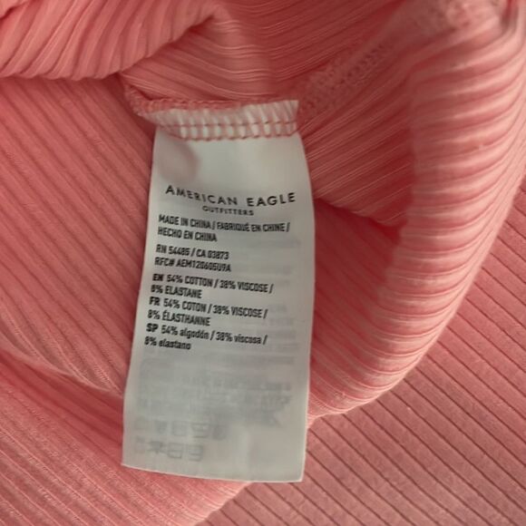 NWOT American Eagle Short Sleeve Ribbed Top Size XS - Picture 6 of 6